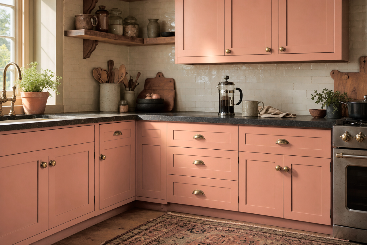 Mexican by Benjamin Moore on cabinets
