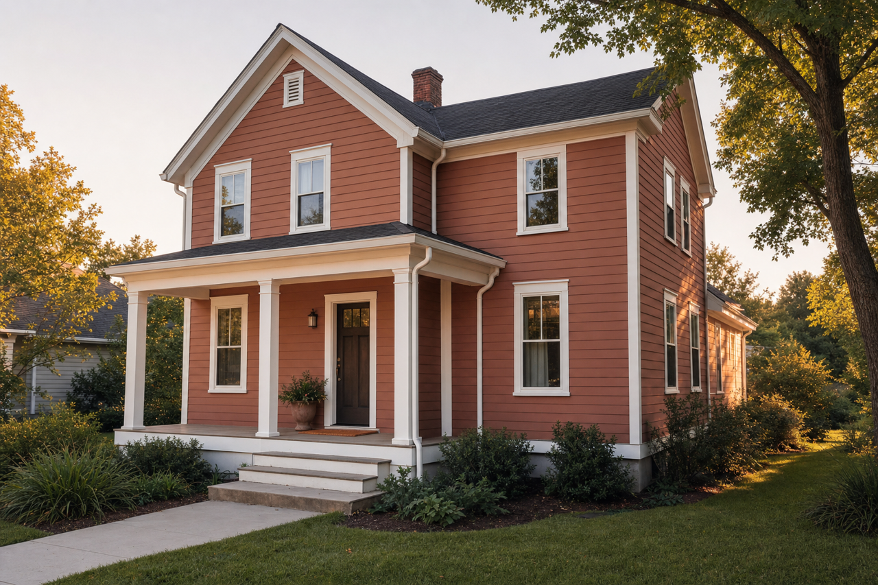 Pumice by Benjamin Moore on exterior
