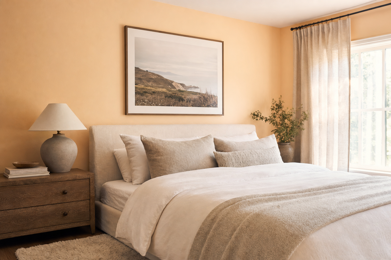 Delicate by Benjamin Moore on interiors
