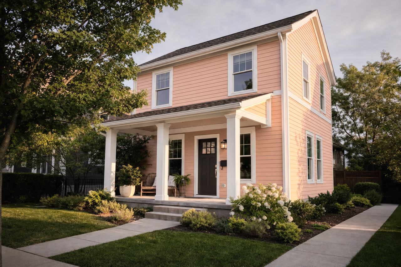 San by Benjamin Moore on exterior