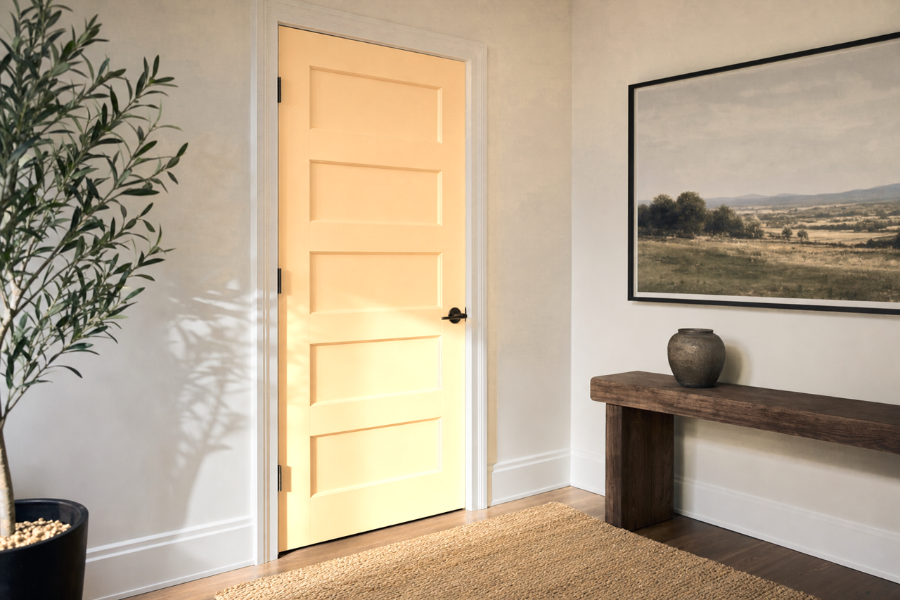 Sweet by Benjamin Moore on interior-doors