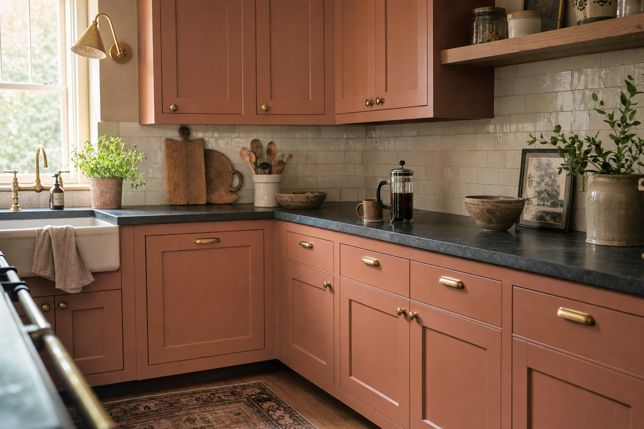 Ten by Benjamin Moore on cabinets