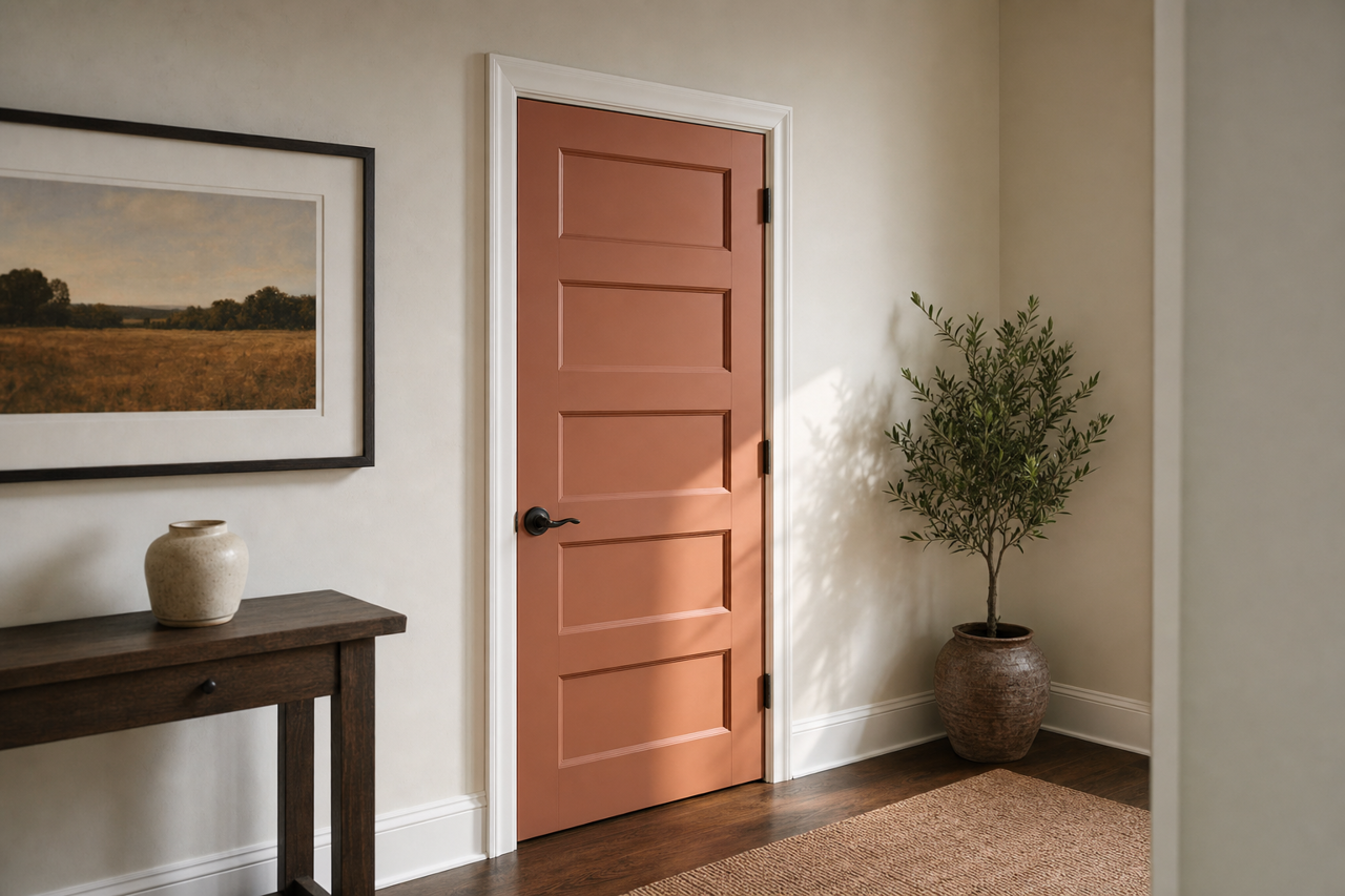 Ten by Benjamin Moore on interior-doors