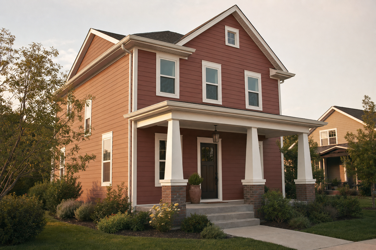 Arizona Canyon by Benjamin Moore on exterior