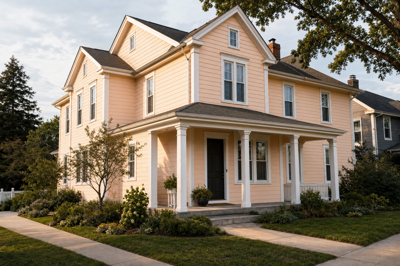Sunset by Benjamin Moore on exterior