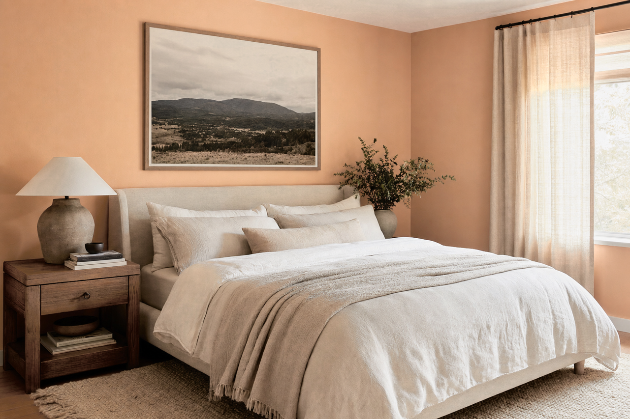 Grazing Fawn by Benjamin Moore on interiors