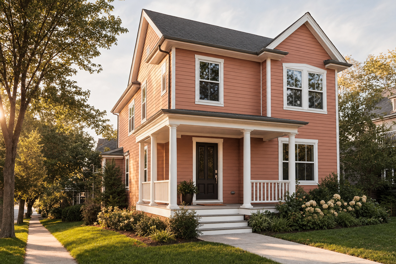 Lenape Trail by Benjamin Moore on exterior