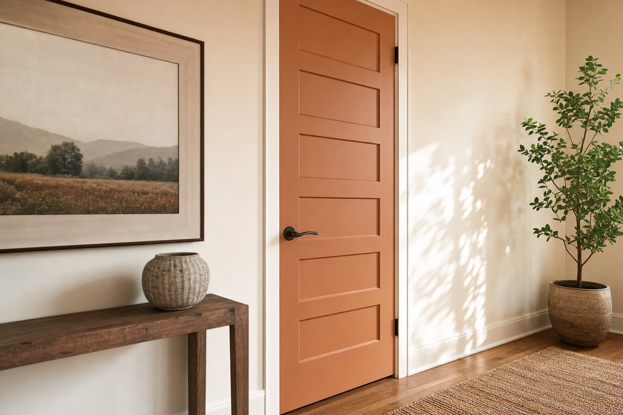 Lenape Trail by Benjamin Moore on interior-doors