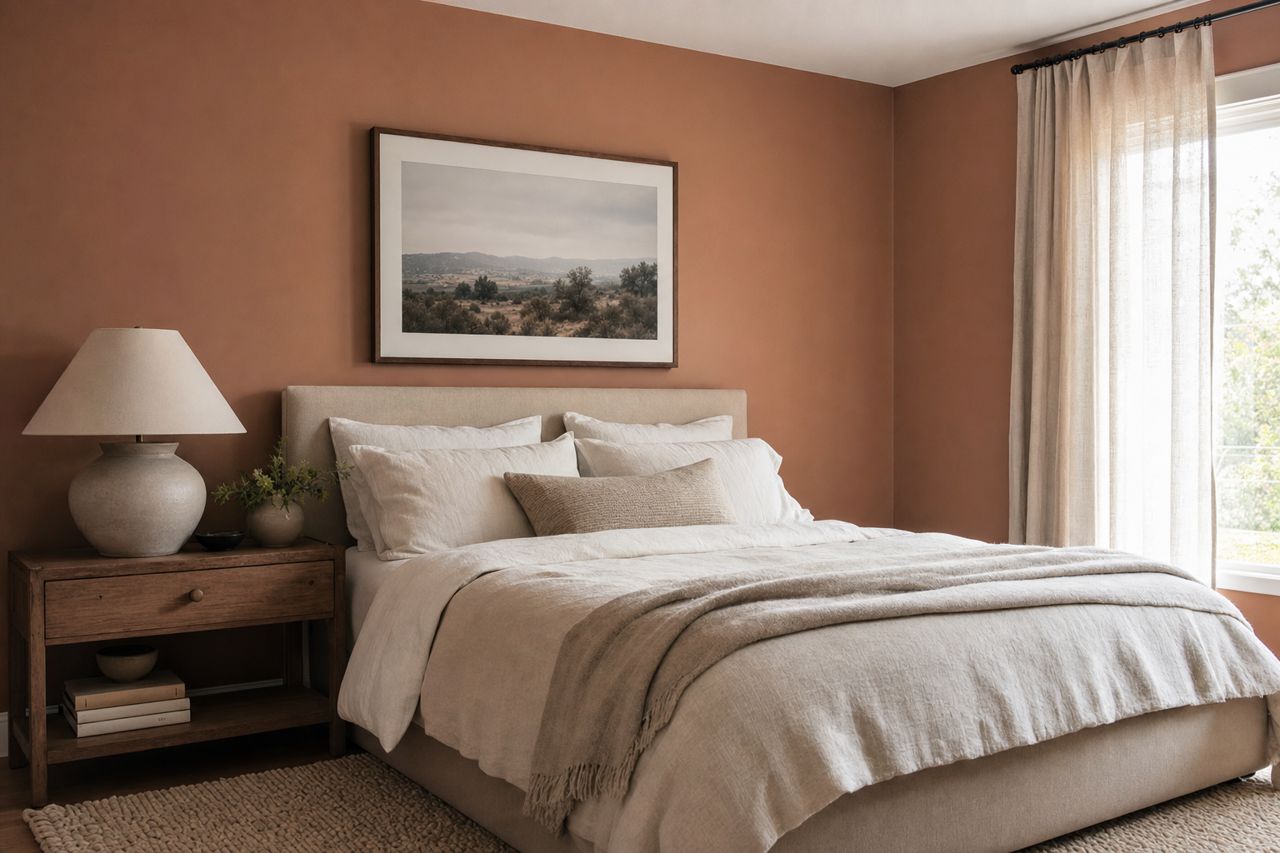 Coyote by Benjamin Moore on interiors