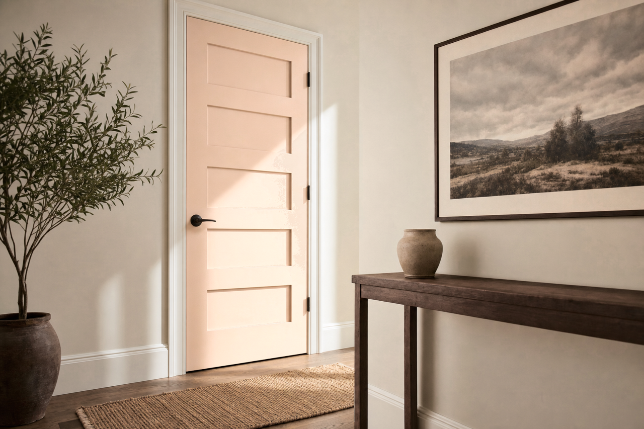 Crossroads by Benjamin Moore on interior-doors