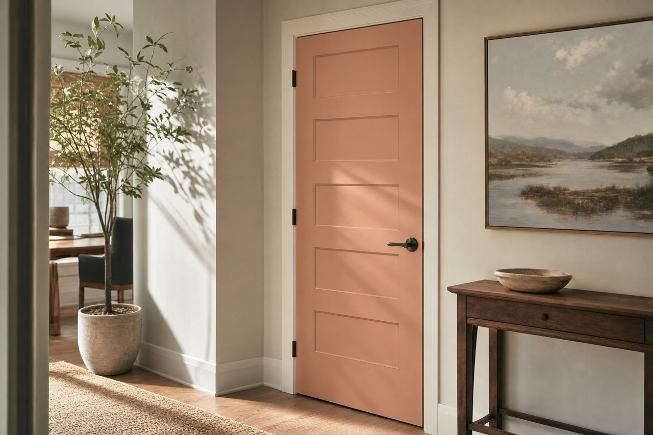 Roman Shade by Benjamin Moore on interior-doors