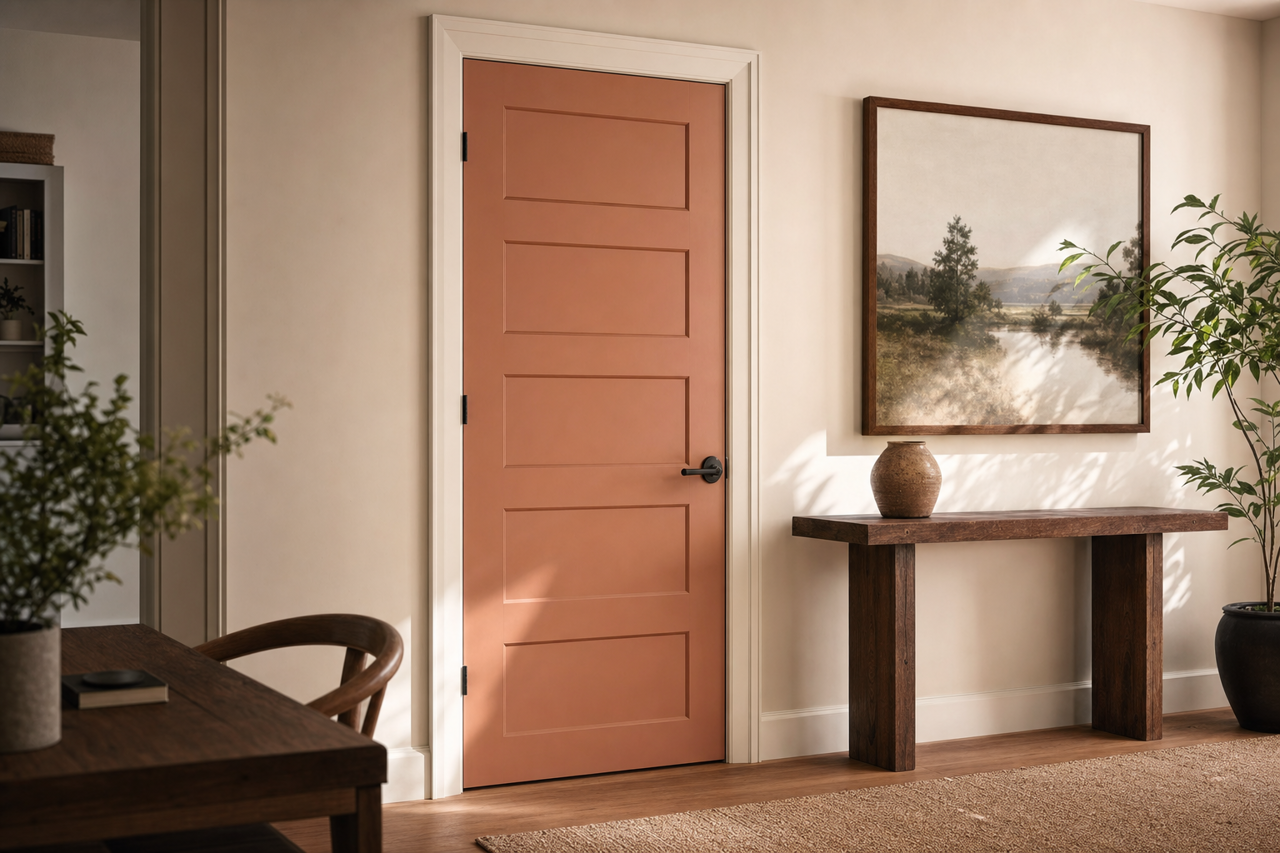 Fox by Benjamin Moore on interior-doors