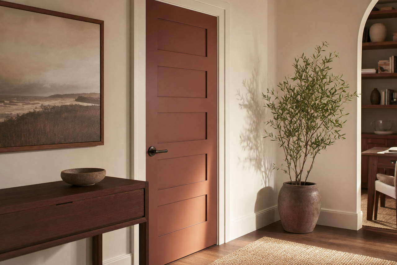 Wynwood by Benjamin Moore on interior-doors