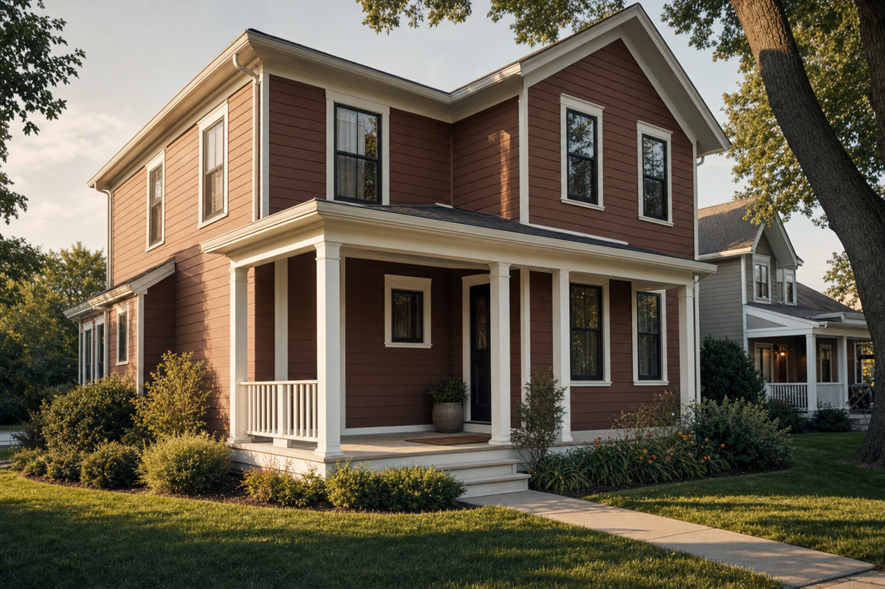 Fresh Brew by Benjamin Moore on exterior