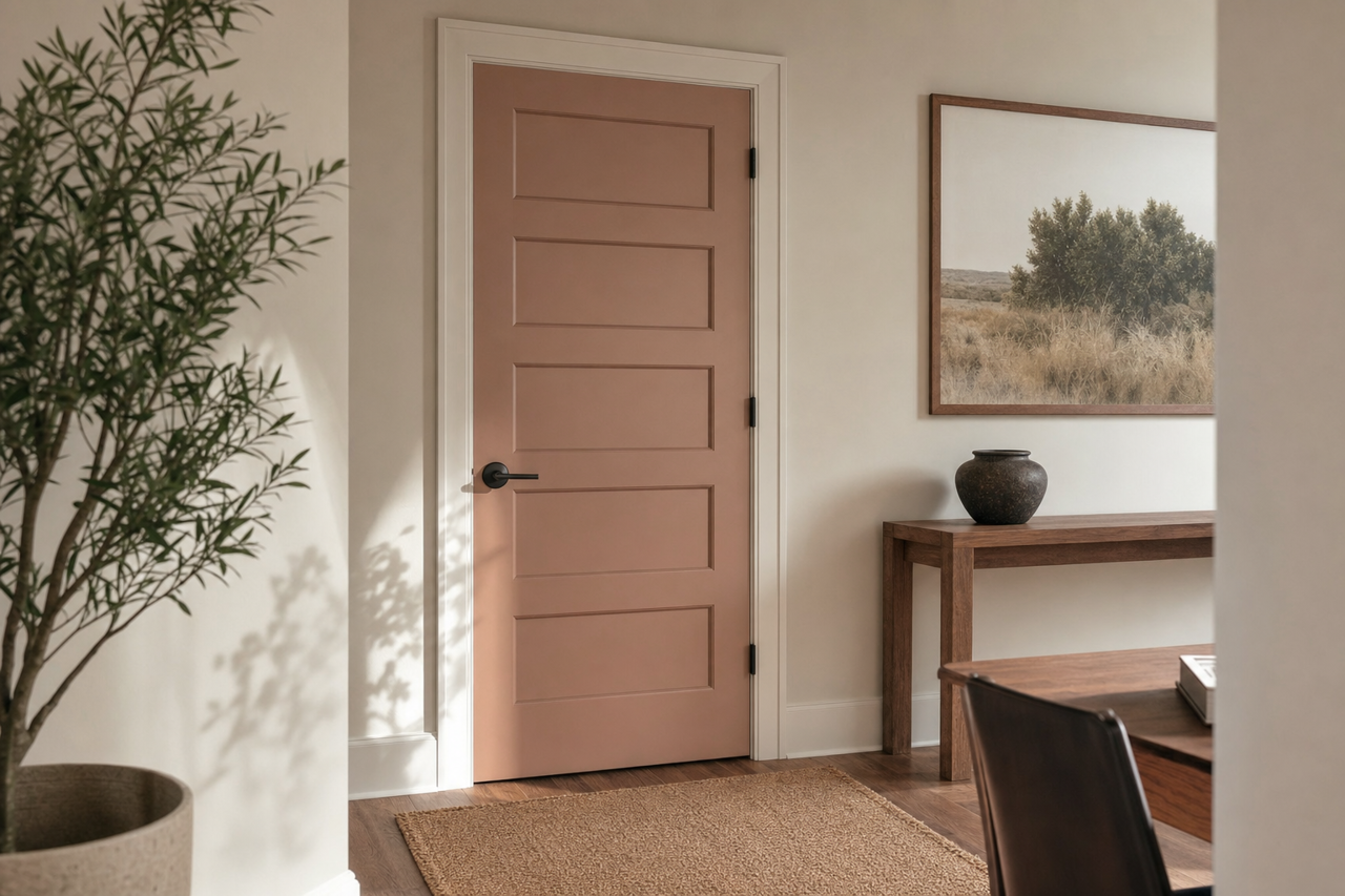 Fox by Benjamin Moore on interior-doors