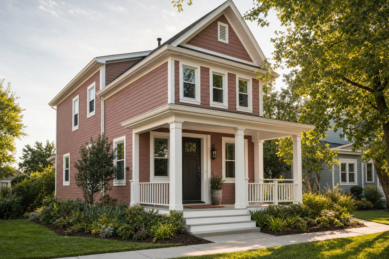 Sorrel Brown by Benjamin Moore on exterior