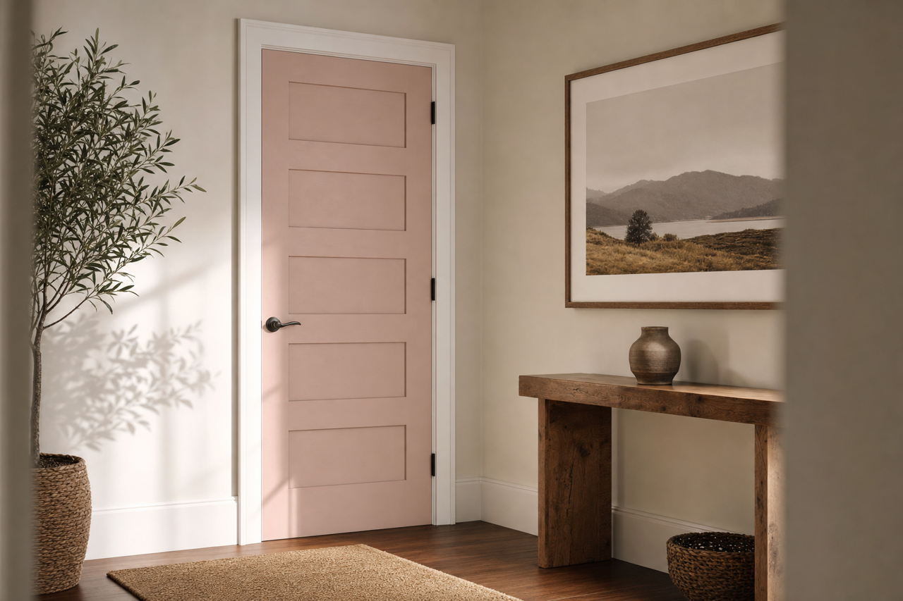 Sonoma by Benjamin Moore on interior-doors