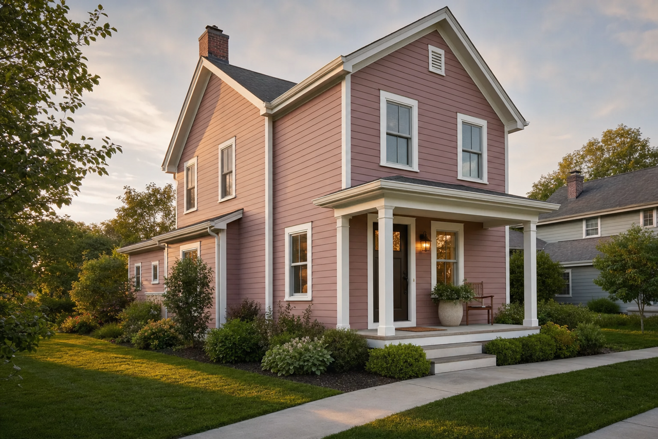 Barberry by Benjamin Moore on exterior