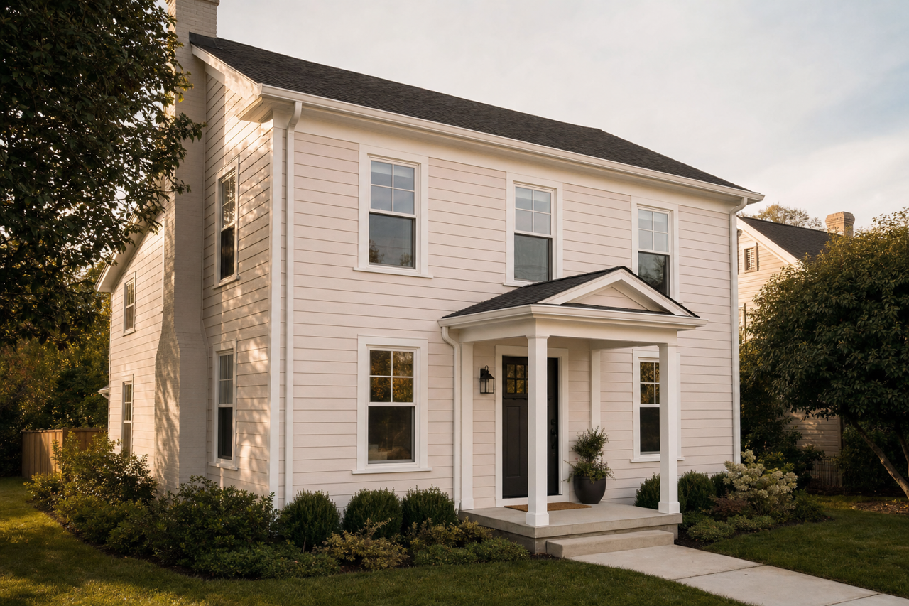 Bridal by Benjamin Moore on exterior