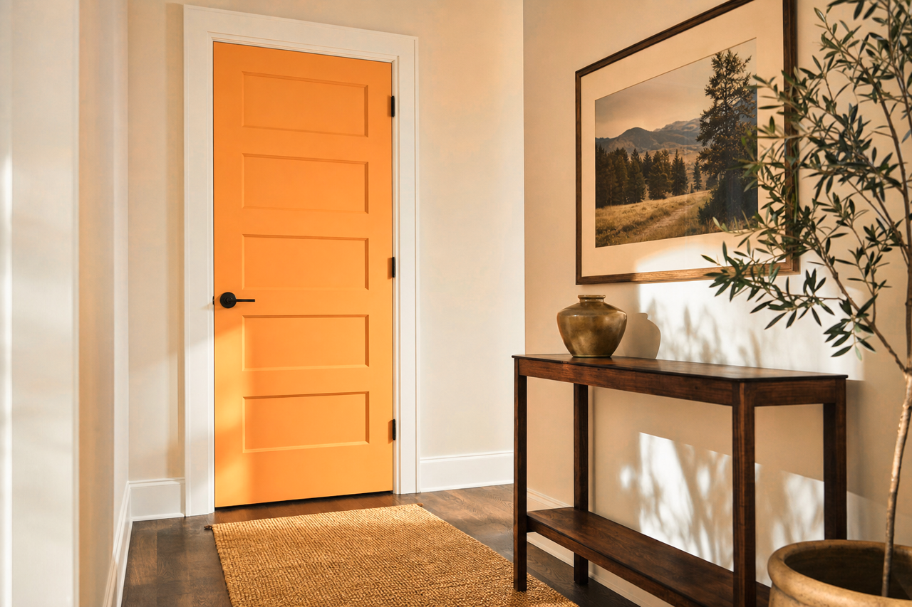 Antelope by Benjamin Moore on interior-doors