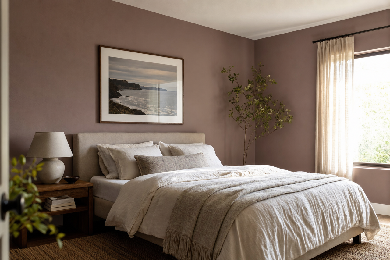 Mink by Benjamin Moore on interiors