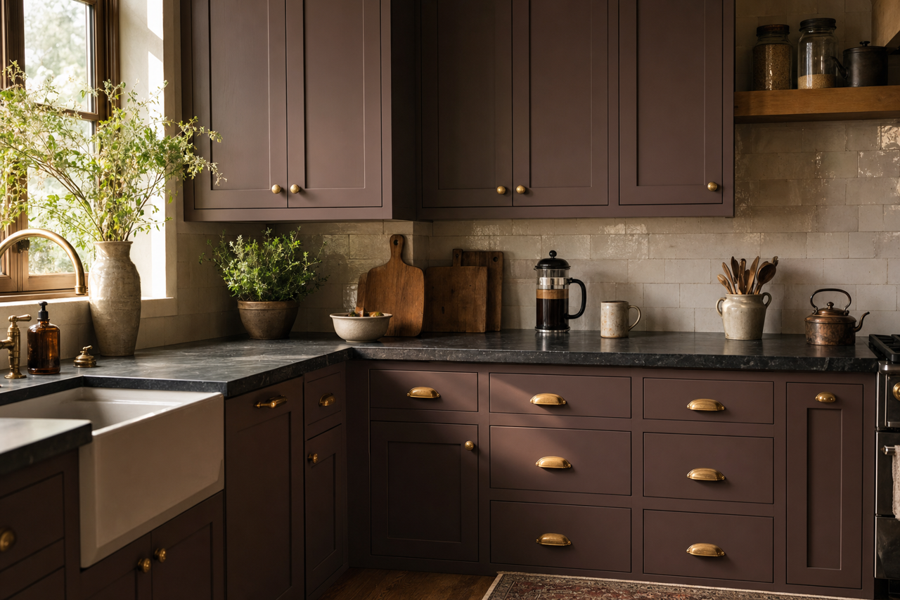 Fresco by Benjamin Moore on cabinets