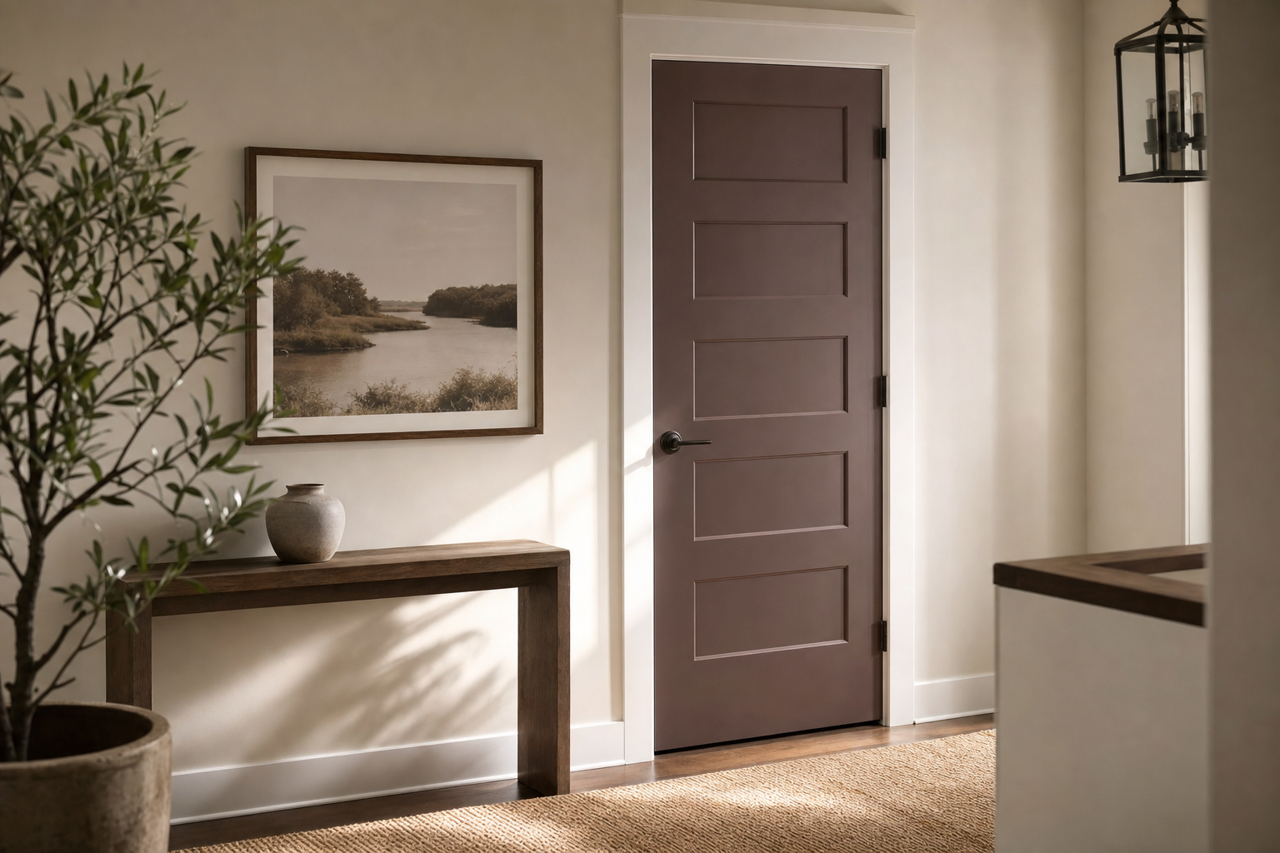 Fresco by Benjamin Moore on interior-doors