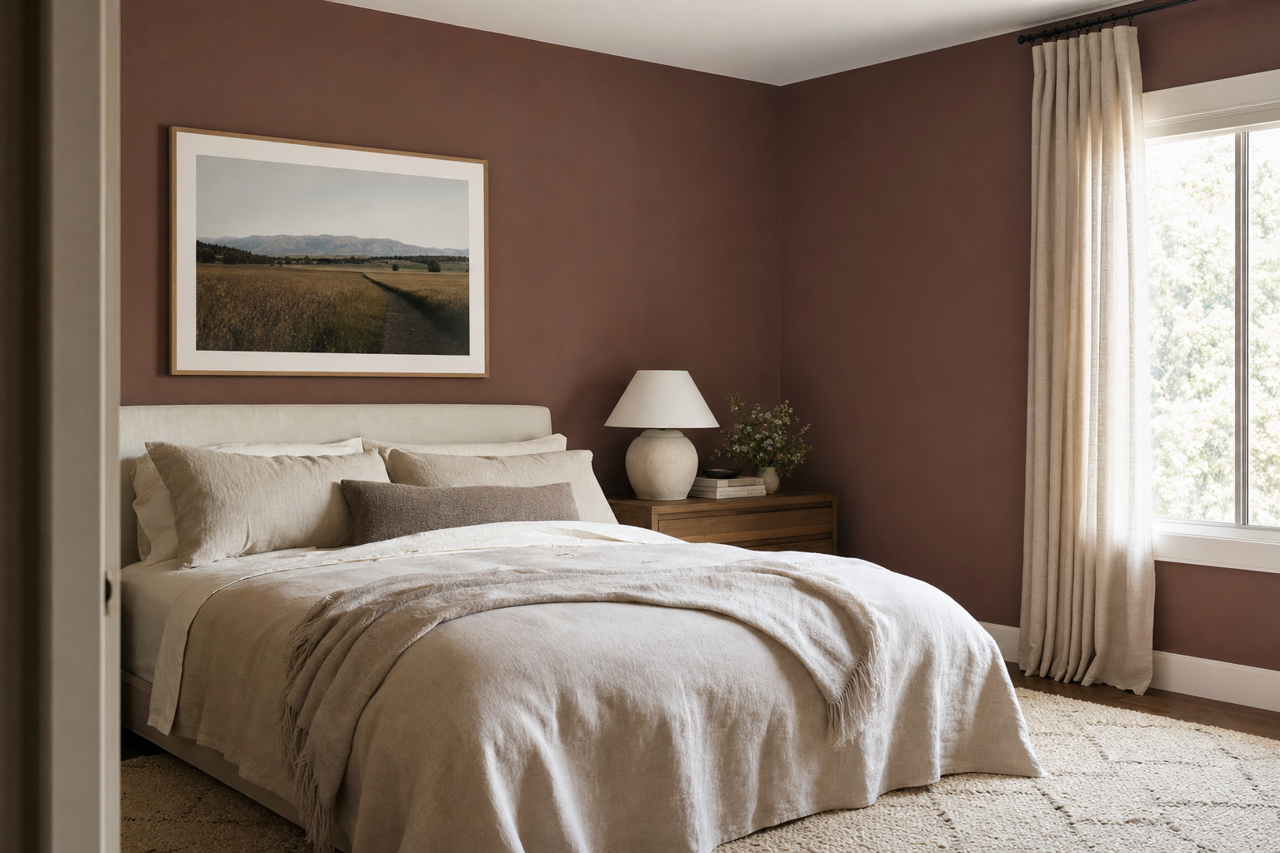 Fresco by Benjamin Moore on interiors