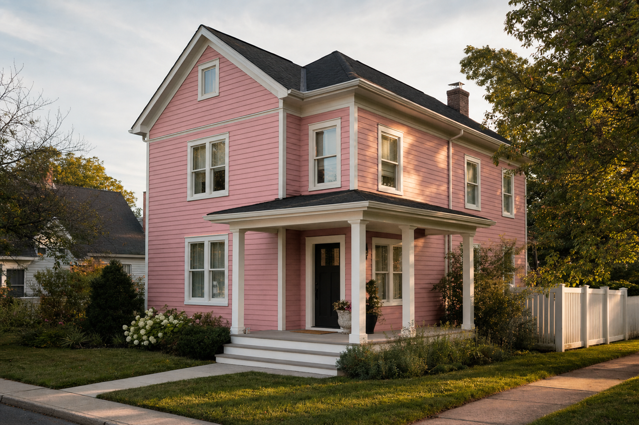 Amaryllis by Benjamin Moore on exterior