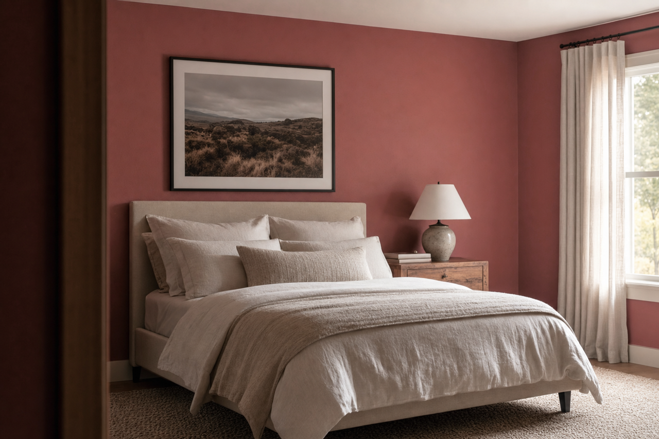 Fading Twilight by Benjamin Moore on interiors