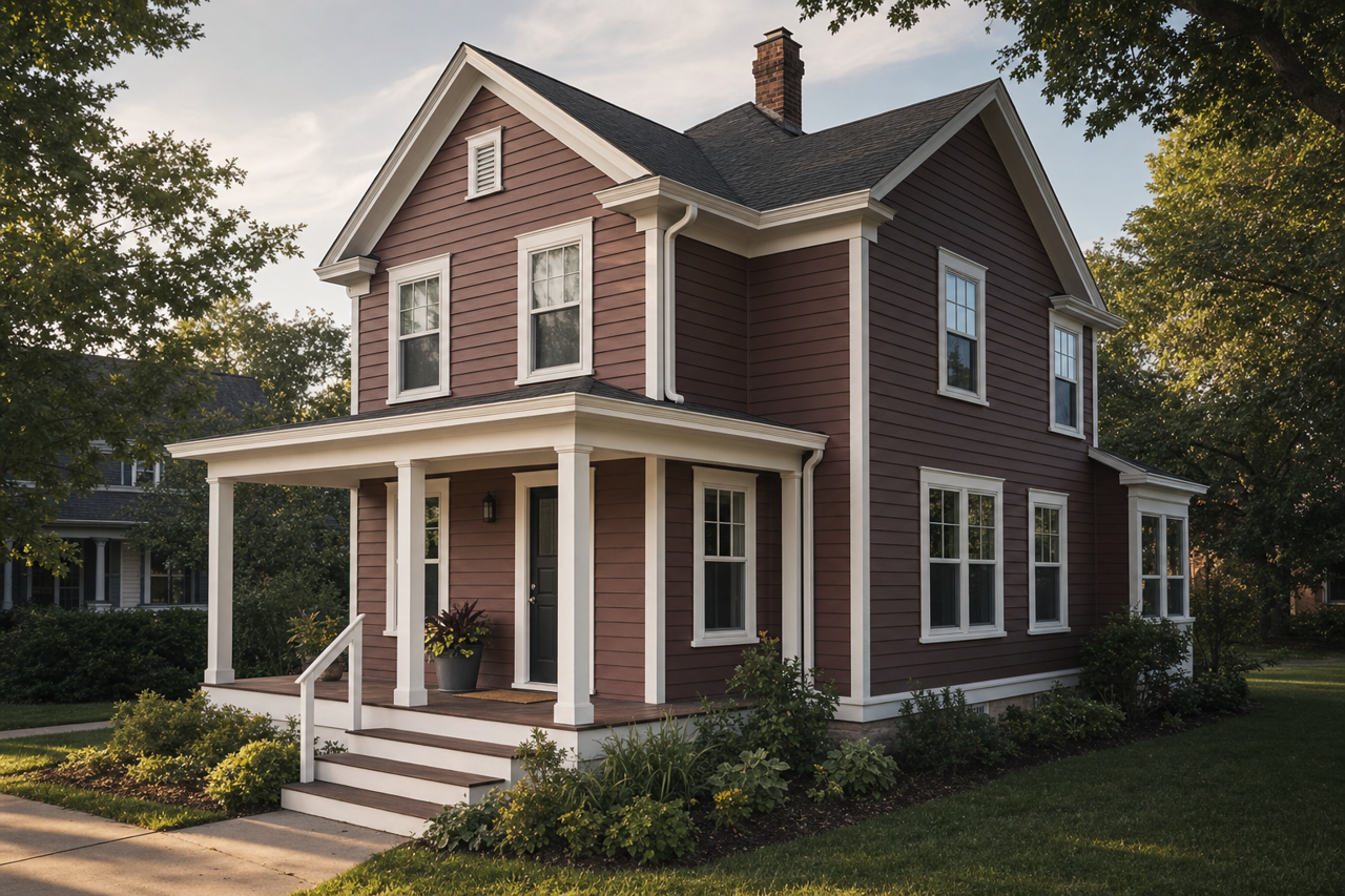 El Cajon Clay by Benjamin Moore on exterior