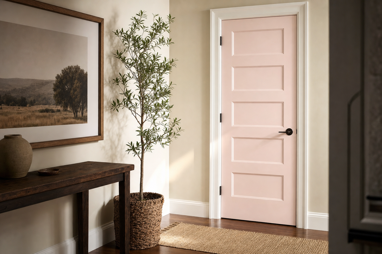 Paisley by Benjamin Moore on interior-doors