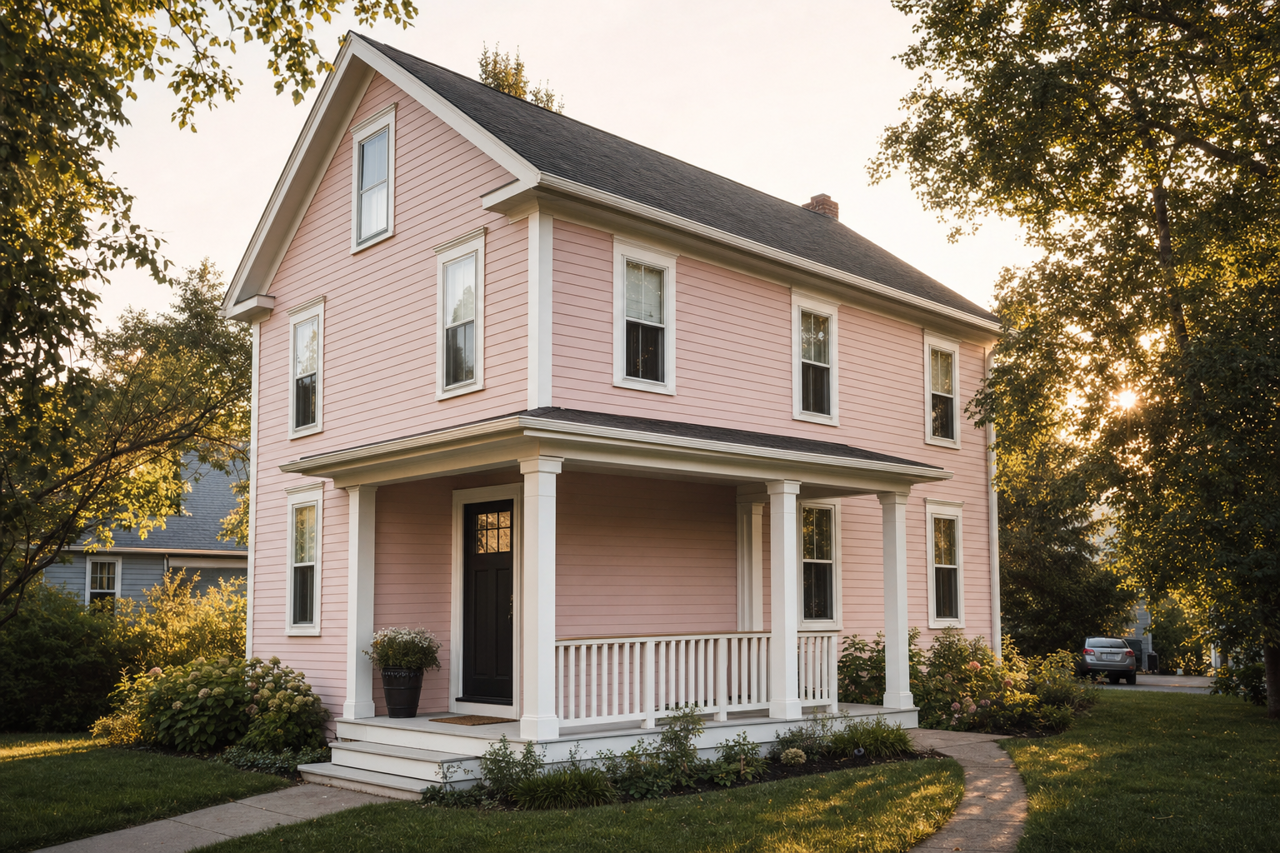 Paris Romance by Benjamin Moore on exterior