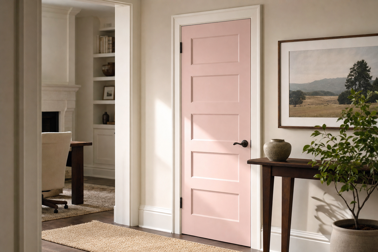 Paris Romance by Benjamin Moore on interior-doors