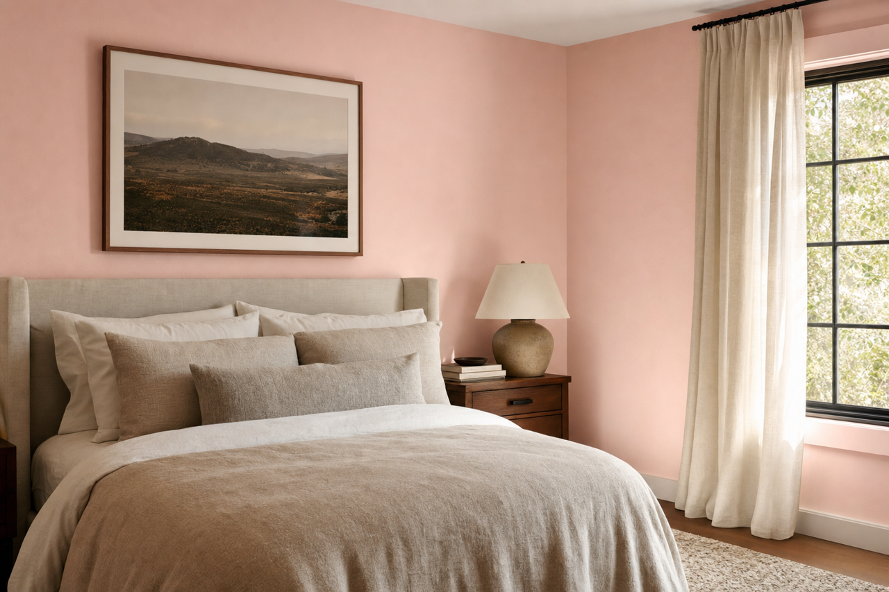 Cotton by Benjamin Moore on interiors