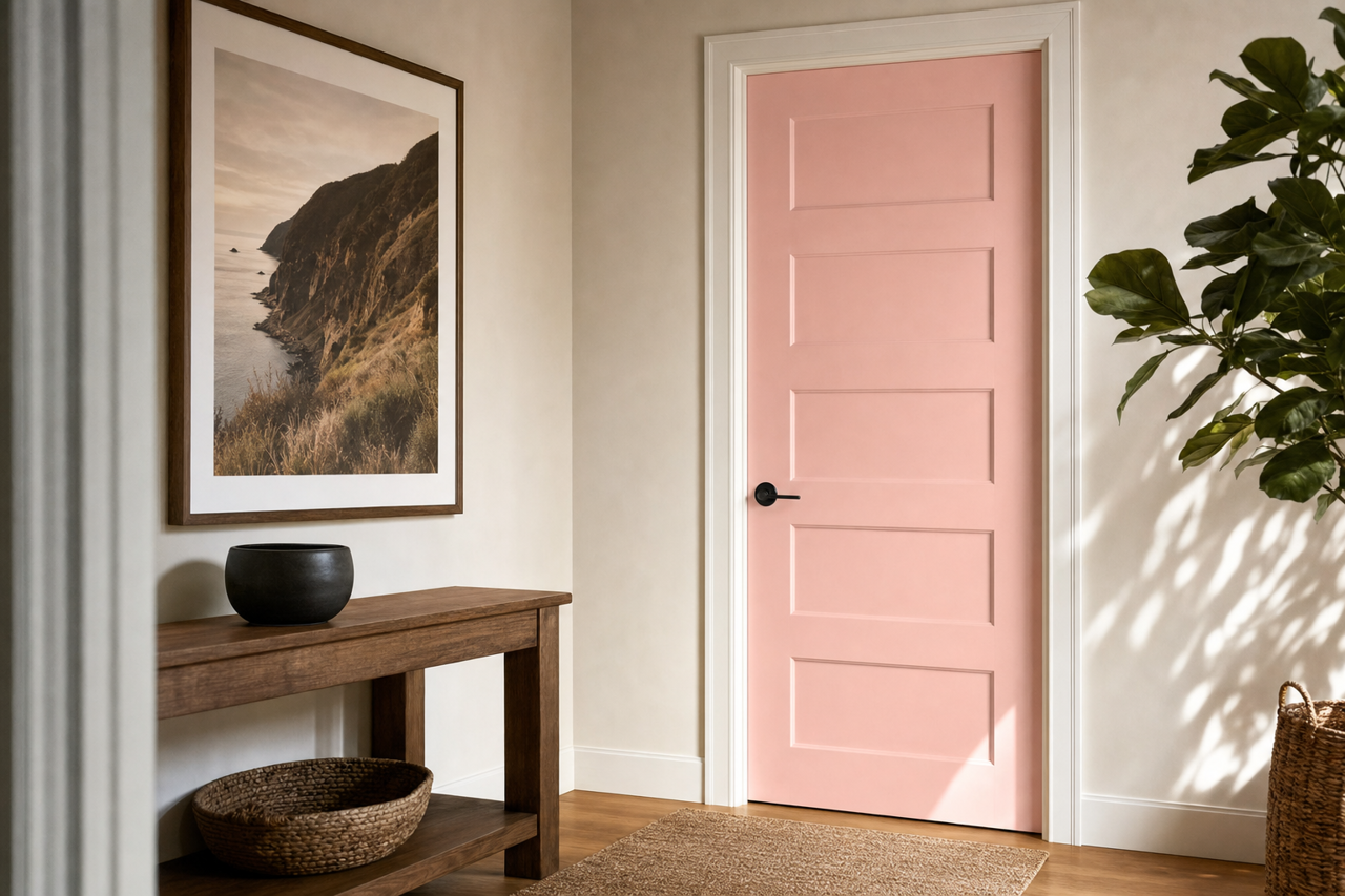 Unspoken by Benjamin Moore on interior-doors