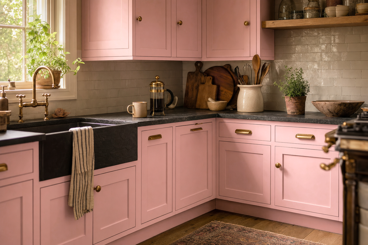 Tara by Benjamin Moore on cabinets