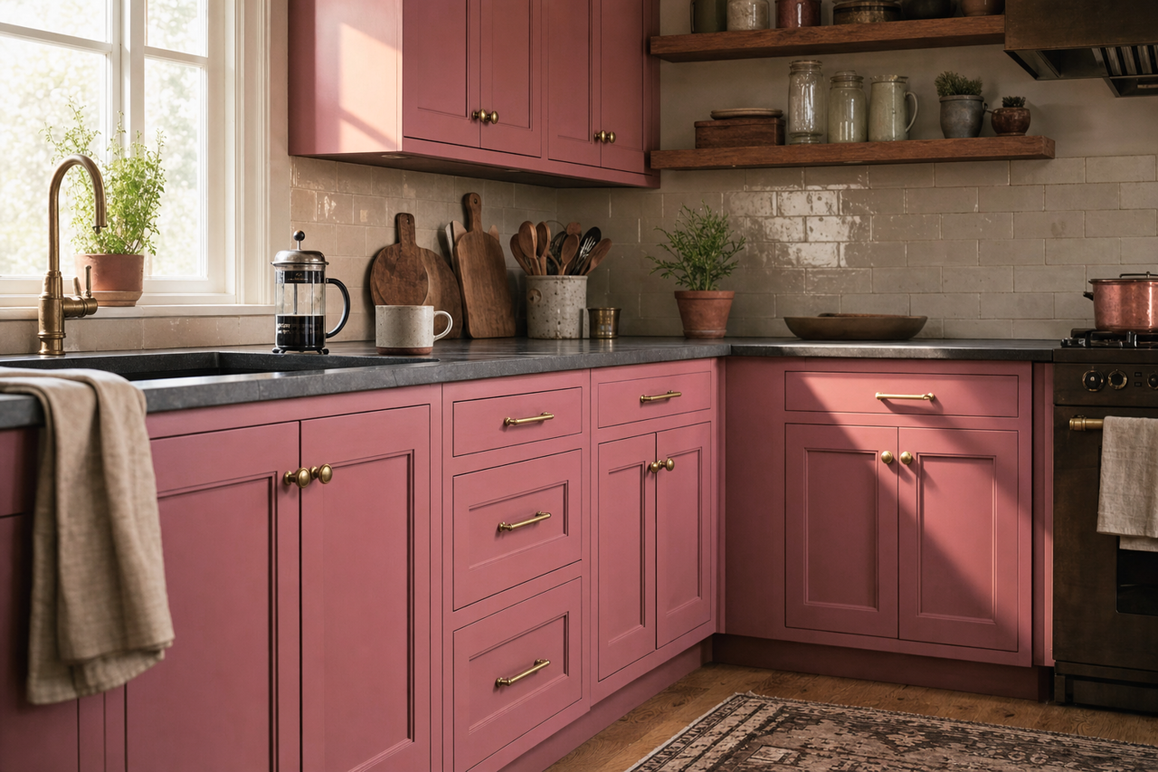Prom by Benjamin Moore on cabinets
