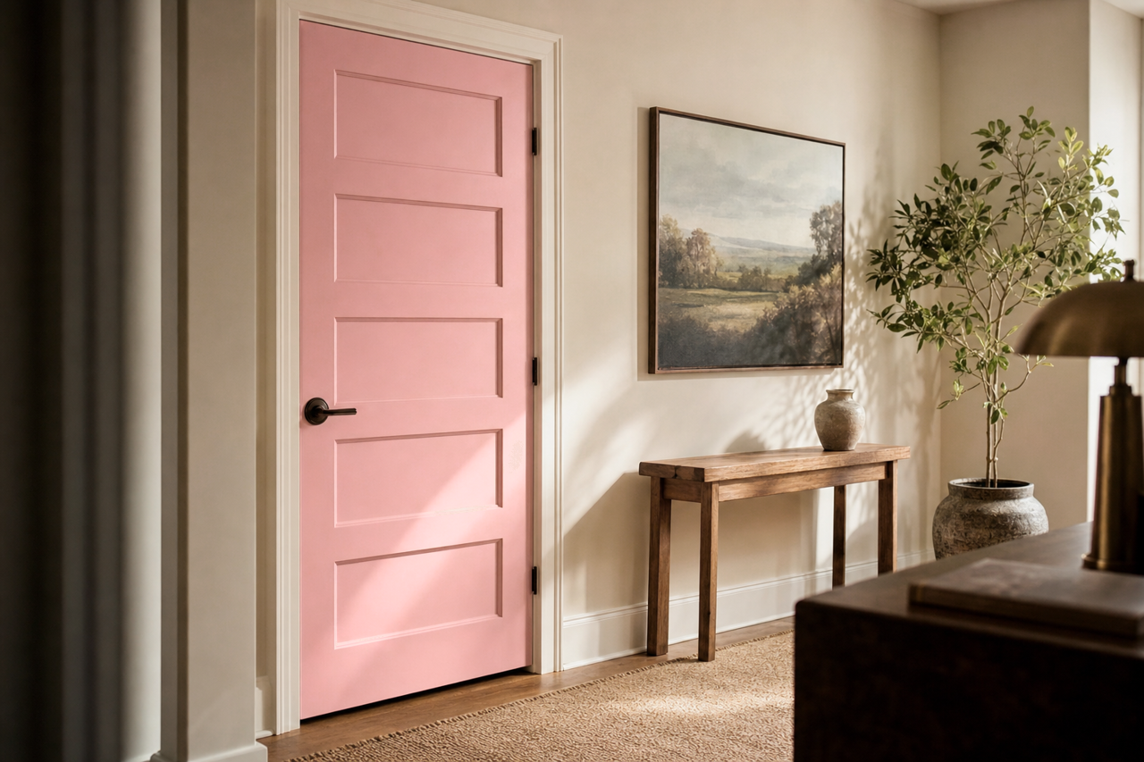 Engagement by Benjamin Moore on interior-doors