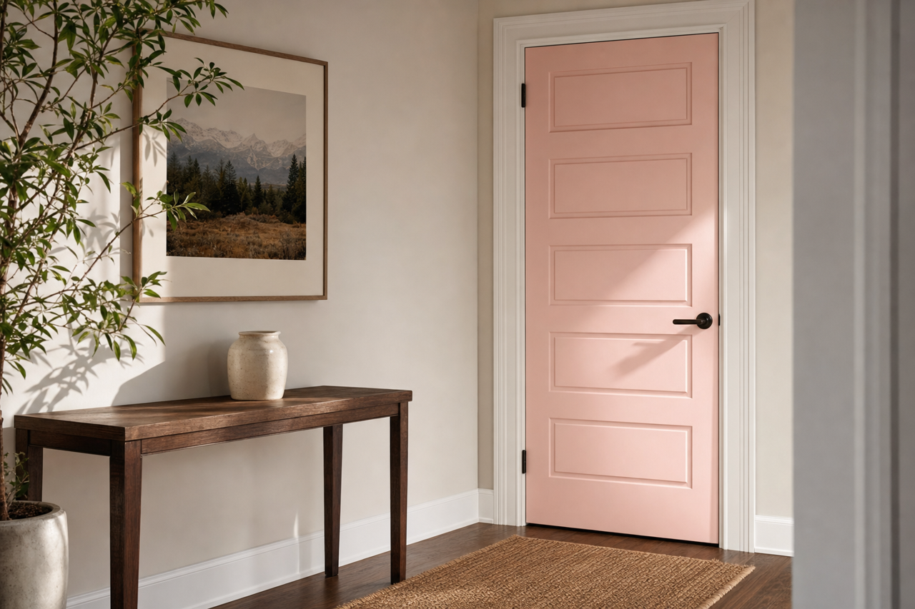 Tippy Toes by Benjamin Moore on interior-doors