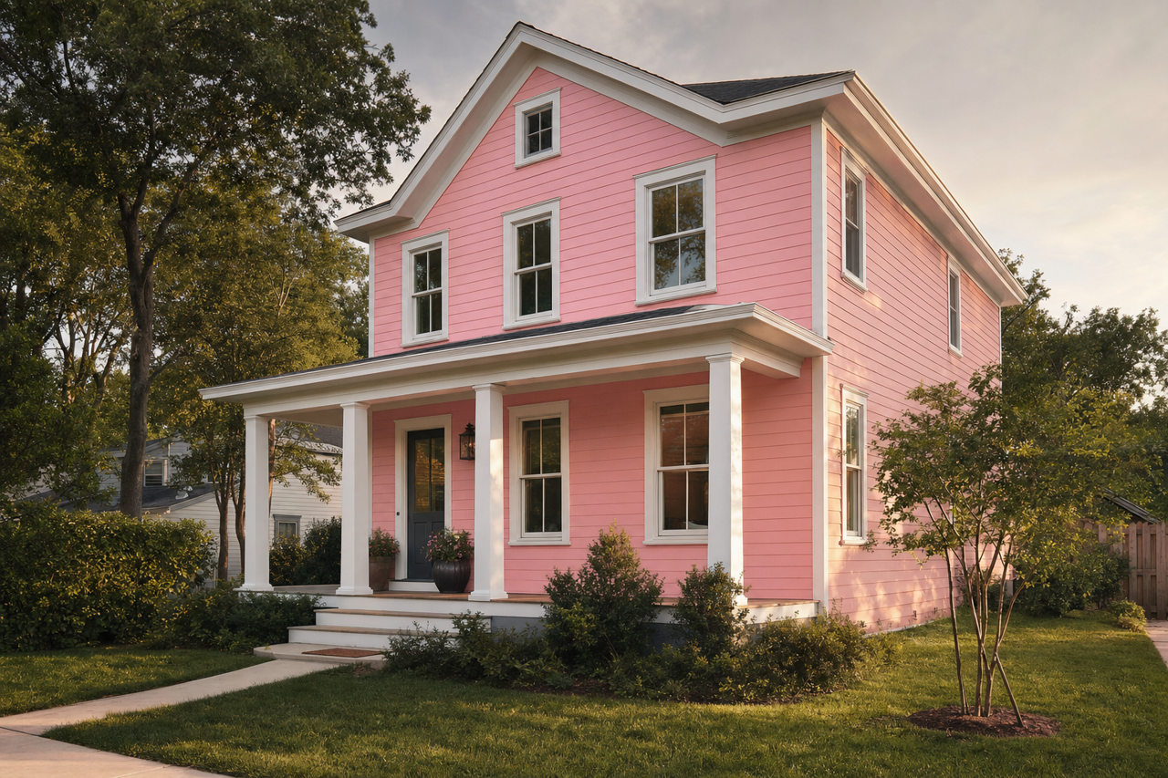 Secret Garden by Benjamin Moore on exterior