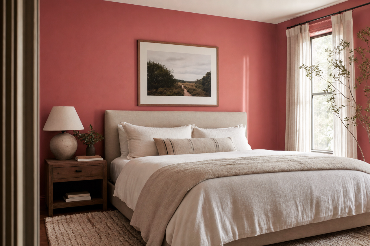Santa fe Pottery by Benjamin Moore on interiors