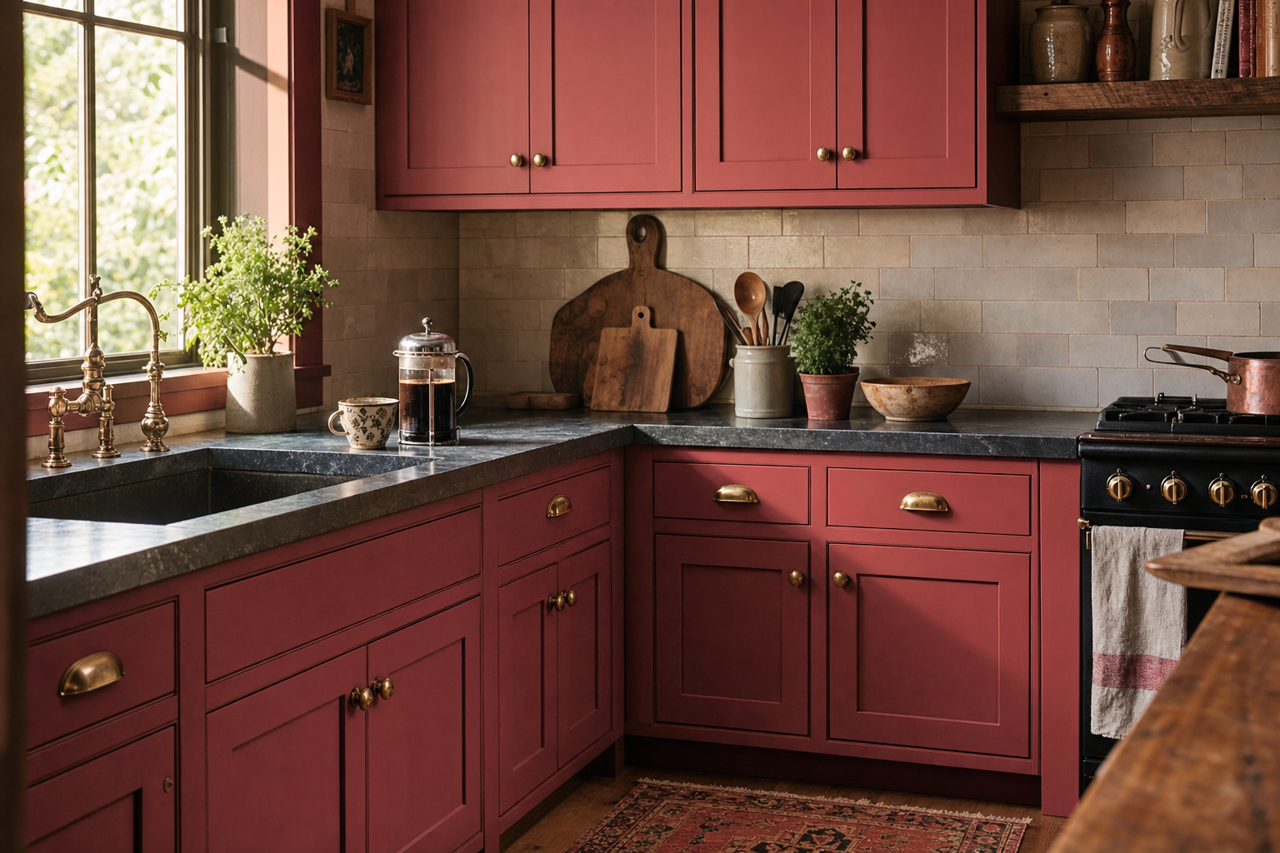 Segovia by Benjamin Moore on cabinets