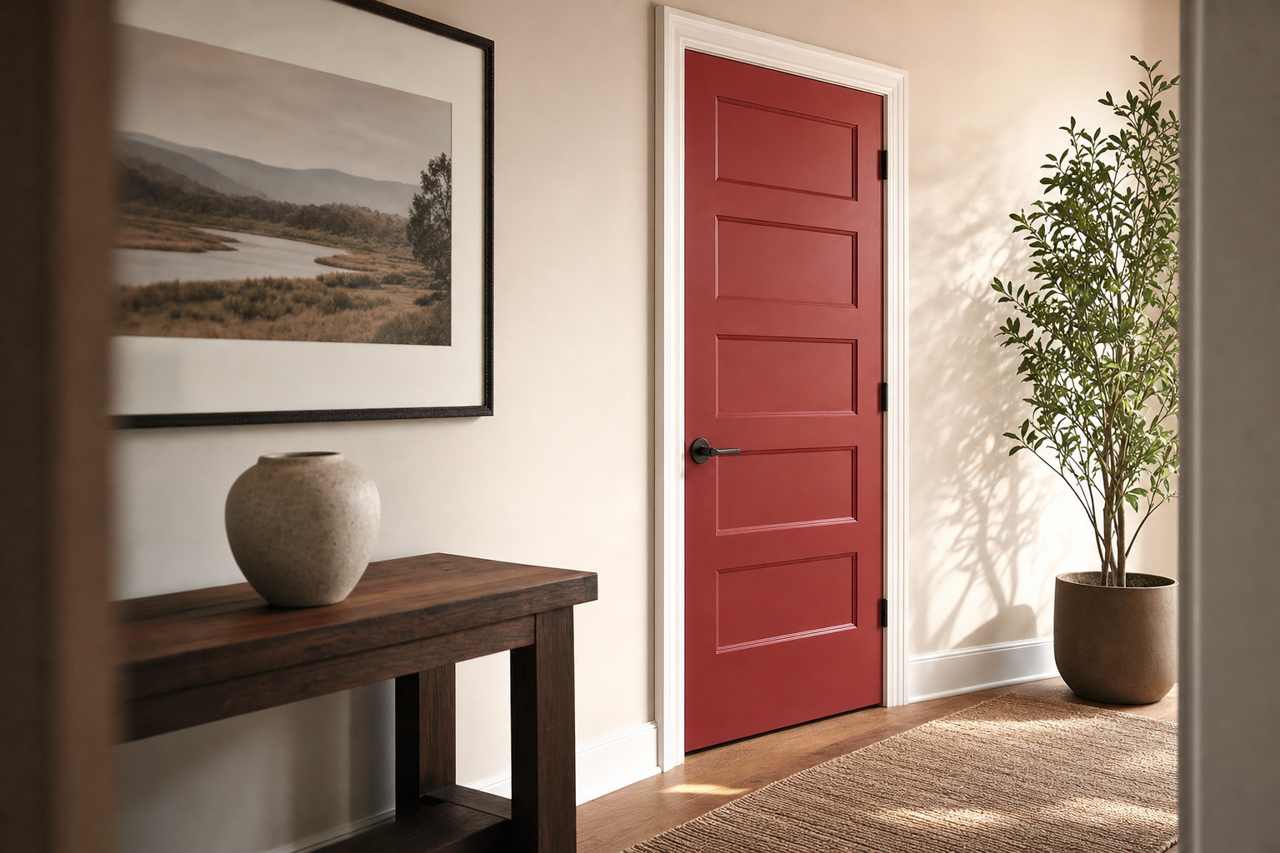 Segovia by Benjamin Moore on interior-doors
