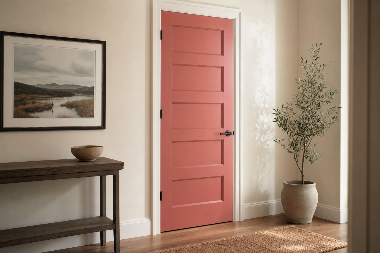 Badlands by Benjamin Moore on interior-doors