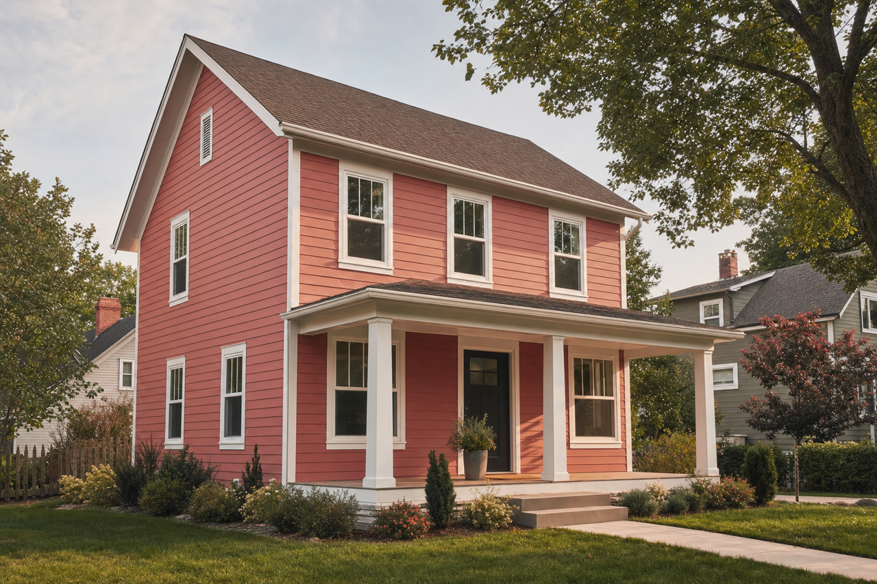 Potters Wheel by Benjamin Moore on exterior