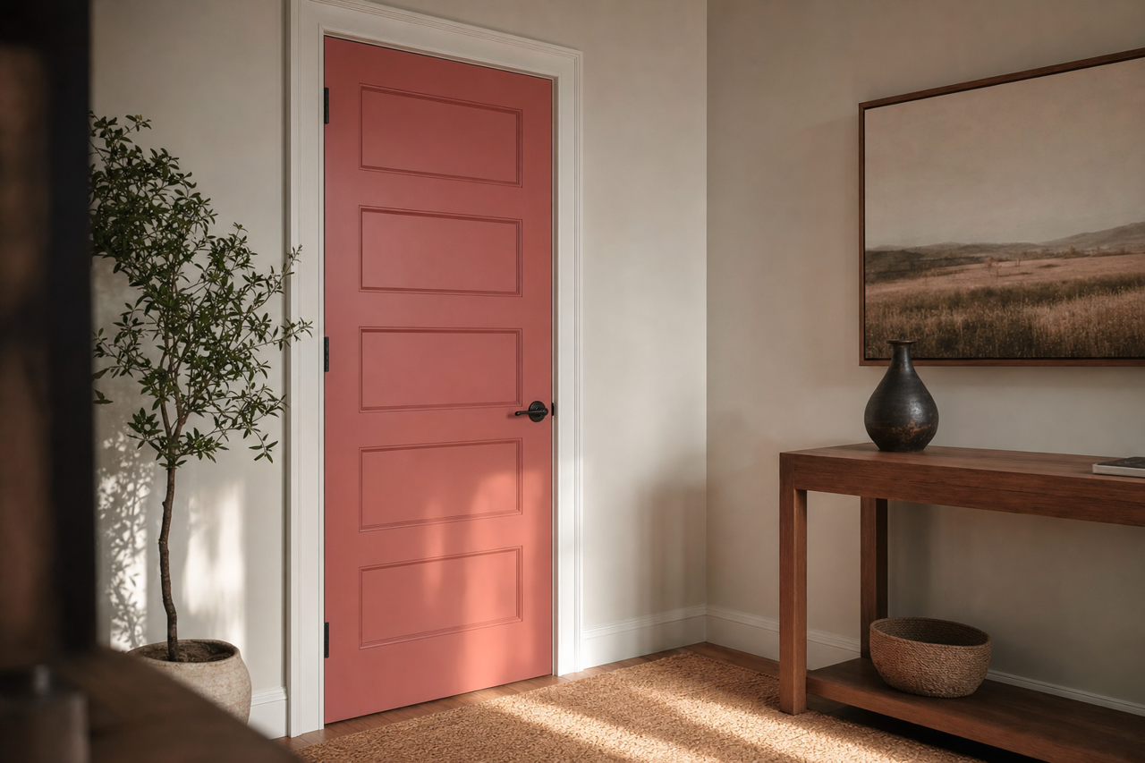 Potters Wheel by Benjamin Moore on interior-doors