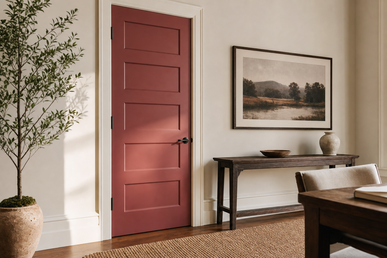Apache by Benjamin Moore on interior-doors