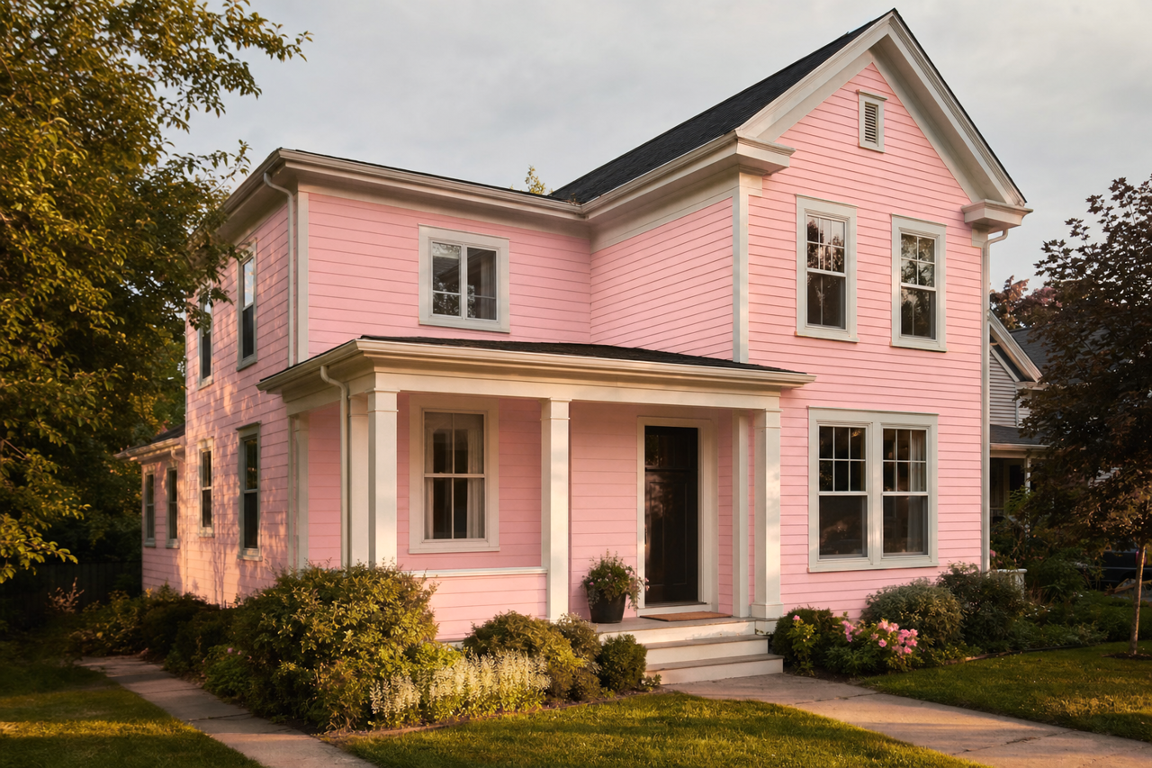 Sailor's Delight by Benjamin Moore on exterior