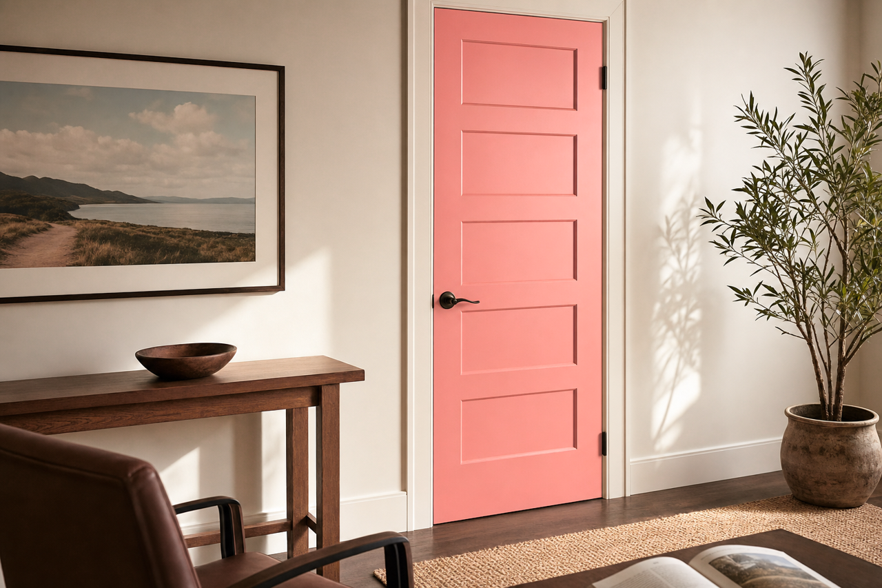 Minstrel Heart by Benjamin Moore on interior-doors